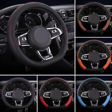 D Shape Car Steering Wheel Cover Non-slip Volant Braid Steering Wheel Cover