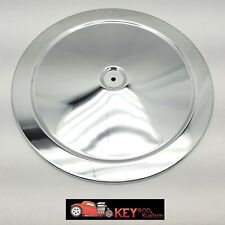14 Chrome Air Cleaner Lid Top Smooth Muscle Car Style Chevy Ford Mopar 350 302