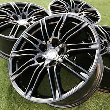 Porsche 21 Cayenne Gloss Black Oem Stock Set 4 Rims Wheels Gts Tubo Sport 20