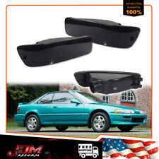 For 92-93 Acura Integra Rs Gs Ls Gsr Smoke Front Bumper Turn Signal Lights