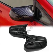 1pair Carbon Fiber Car Rearview Mirror Cap Cover Trim For Honda Civic 2006-2011