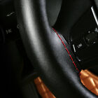 Genuine Leather 38cm Car Steering Wheel Cover Diy Needles Thread Accessories