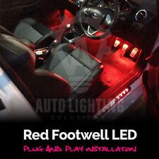 For Vw Scirocco 2008-on Red Interior Footwell Led Light Bulbs Sale
