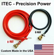 Battery Relocation Kit 2 Awg Cable Top Post 8 Ft Red 8 Ft Blackusa Made