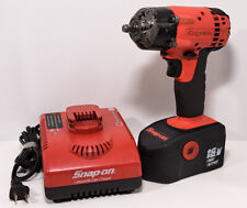Snap On Cordless 18v Ni-cad 38-in Impact Driver Gun Ct4418 W Battery - Charger