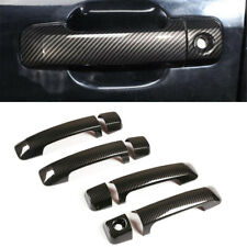 Carbon Fiber Door Handle Cover For Toyota Tundra 2007-2021 For Sequoia 2008-2021