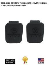 2000 - 2020 Oem Tow Trailor Hitch Cover Plug For Toyota Pt228-35960-hp Pair