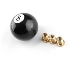 8 Billiard Ball Round Universal Custom Gear Shifter Shift Knob W 3 Adapters
