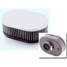 Empi Oval Air Cleaner 2 Inlet 4.5x7 Oval 2.75 Tall Dunebuggy Vw