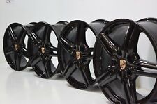 19 Porsche Cayenne Black Factory Oem Wheels Rims 958362146009a1
