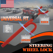 Steering Wheel Lock The Club Twin Hooks Anti Theft Universal Car Wkey Truck Suv