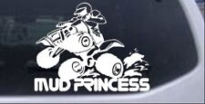 Mud Princess 4 Wheeler Atv Off Road Car Or Truck Window Laptop Decal Sticker