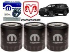 Pack 3 Mopar Engine Oil Filter Mo-090 5281090ab For Chrysler Jeep Dodge