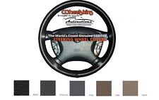 Custom Fit Leather Steering Wheel Cover Wheelskins Smooth Perforated Size C