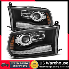 Led Drl Projector Upgrade Headlight For 09-18 Dodge Ram 1500 2010-2018 2500 3500