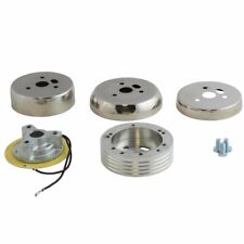 Polished 5 6 Hole Steering Wheel Hub Adapter Ford Mustang Galaxie 1965-1969