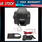 New 12 Volt Portable Electric Winch Towing Boat Kit Truck Trailer 2000 Lb