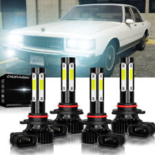 For Chevrolet Caprice 1987-1989 1990 6000k Led Headlight High Low Beam Bulbs