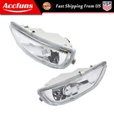 Clear Fog Lights Front Driving Lamps For 2001 2002 Toyota Corolla Leftright