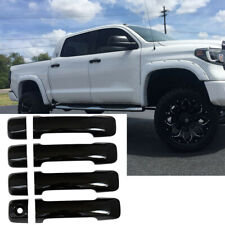 Gloss Black Abs Door Handle Cover For Toyota Tundra 2007-2021 Sequoia 2008-2021