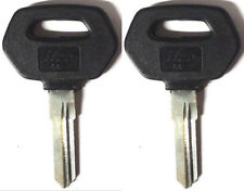 Saab Key Blank 1974-1993 Plastic Head Sb1 Saa1-p X52 Ym22ap - Pair
