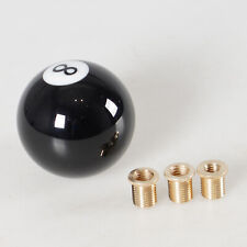 8 Billiard Ball Round Car Manual Gear Shift Knob Universal Shifter Lever Adapter