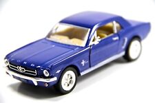 5 Kinsmart 1964 12 Ford Mustang Diecast Model Toy Car 136 Blue
