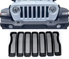 Patented Snap-on Overlay Black Grille Fits 18-23 Jeep Wrangler Jl Sportwillys