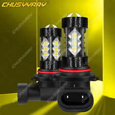 Pair Led Fog Light Bulbs 9145 9140 H10 Amber 3000k Yellow Driving Lamp Bulb Drl