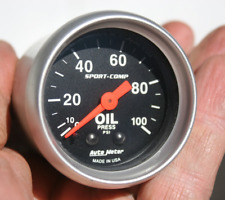Autometer 2 116 Sport-comp Vintage 100 Lbs Oil Pressure Gauge - 3321 - B