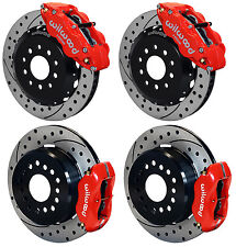 Wilwood Disc Brake Kit2005-2014 Ford Mustang1312 Drilledred Calipers