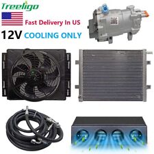 24v Cooling Air Conditioning Car Truck Universal Underdash Ac Compressor Kit