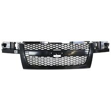Grille Assembly For 2004-2012 Chevrolet Colorado With Emblem Provision Dark Gray