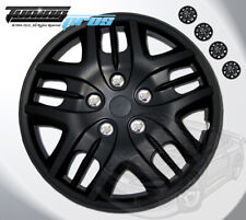Matte Black Style 025 16 Inches Hubcap Wheel Cover Rim Skin Covers 16 Inch 4pcs