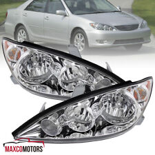 Headlights Fits 2005-2006 Toyota Camry Replacement Head Lamps Leftright 05-06