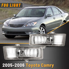 For 2005-2006 Toyota Camry Fog Lights Clear Lens Switch Wiring Kit Bumper Lamps