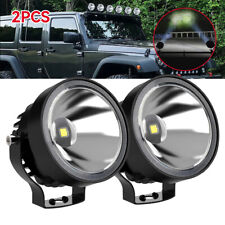 4 Inch 80w Round Led Work Lights Spot Pods Offroad Truck Atv Driving Lamp White