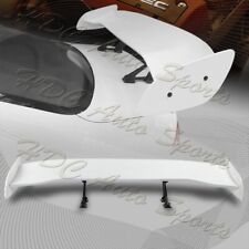 Universal 57 Type-2 Painted White Abs Gt Trunk Adjustable Bracket Spoiler Wing