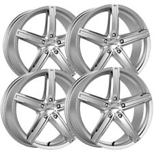 Set Of 4 Vision 469 Boost 17x7 5x4.5 38mm Silver Wheels Rims 17 Inch