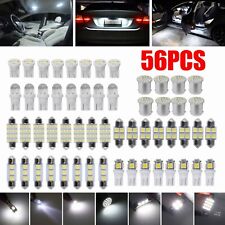 For Toyota 56pcs Car Interior Combo Led Map Dome Trunk License Plate Light Bulbs