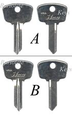 Replacement Ignition Car Key Blank Fits Many Old Fiat Car Models 60s 70s 80s