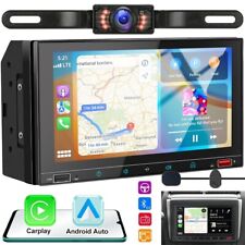 7 Car Radio Apple Carplay Andriod Auto Stereo Touch Screen Double 2dincamera