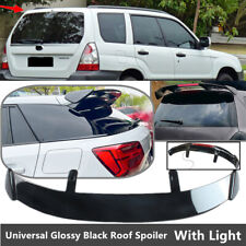 Universal For 03-08 Subaru Forester Rear Window Roof Spoiler Tail Wing W Light