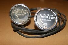 2 Vintage Used Stewart Warner Mechanical Water Temperature 2 116 Gauges