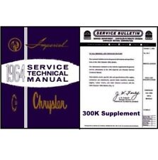 Factory Shop - Service Manual For 1964 Chrysler Imperial
