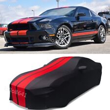 For Ford Mustang Shelby Gt500 Satin Stretch Indoor Custom Car Cover Dustproof
