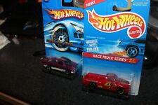 Hot Wheels Dodge Ram 1500 Pickup-lot Of 2-red Racer 96 380 Pink 2006 141