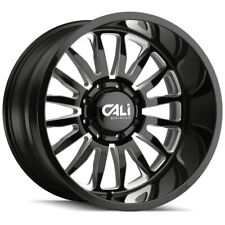 4-new 20 Cali Off-road 9110 Summit Wheels 20x10 8x170 -25 Gloss Black Milled Ri