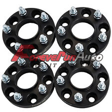 4pc 20mm 5x4.5 Black Hubcentric Wheel Spacers Adapters 12x1.5 Studs For Hyundai