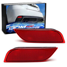 Oe Red Lens Rear Bumper Reflectors For Subaru Wrx Sti Impreza Crosstrek Ascent